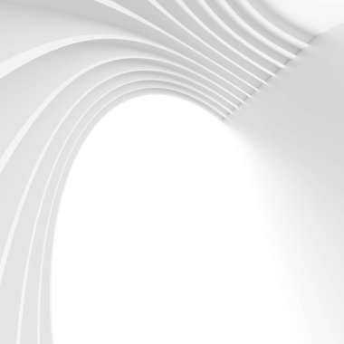 Soyut teknoloji duvar kağıdı. Beyaz tünel arka plan