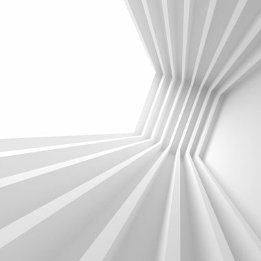 Bina Modern arka plan. Beyaz en az iç tasarım