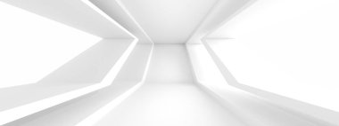 Panoramik Mimarlık Arkaplanı. Asgari İnşaat