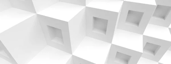 Cubo de fondo panorámico. Diseño gráfico abstracto — Foto de Stock