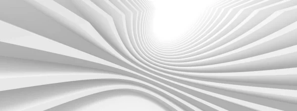 Architecture abstraite Contexte. Bâtiment circulaire blanc. Créat — Photo