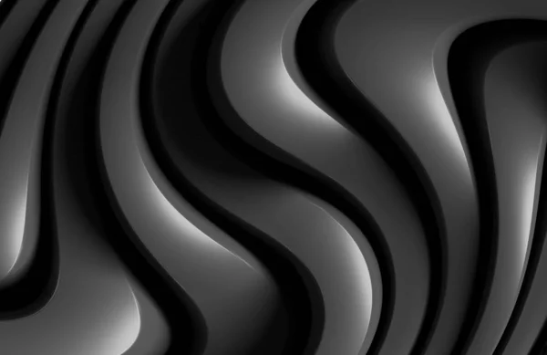 Abstract Monochrome Background. Minimal Futuristic Design. Black — Stock Photo, Image