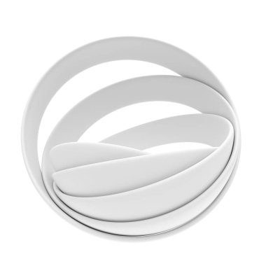 Fütürist Küre Şekli. En Küçük Grafik Tasarımı