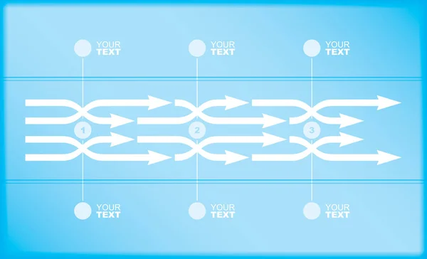 Gráfico del proceso de desarrollo — Vector de stock