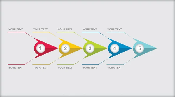 Grafik des Entwicklungsprozesses — Stockvektor