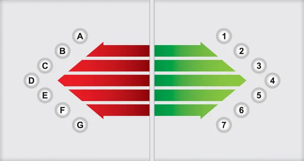 Grafik des Entwicklungsprozesses — Stockvektor