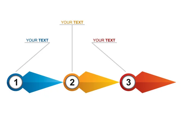 Concept stroomdiagramsjabloon — Stockvector