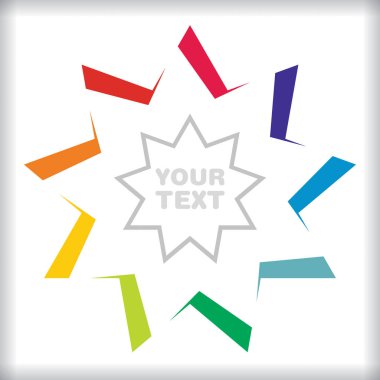 renk yıldız şablonu 