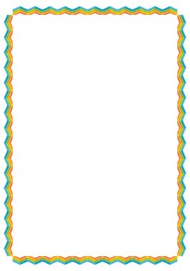 Dekoratif kenarlık çerçevesi, vektör, illüstrasyon  