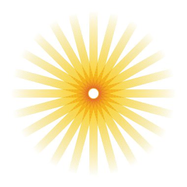 soyut sanat turuncu güneş, vektör, illüstrasyon