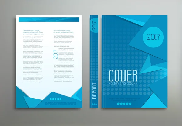 Colore Brochure Flyer Layout — Vettoriale Stock