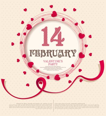 Festival arka plan Sevgililer günü