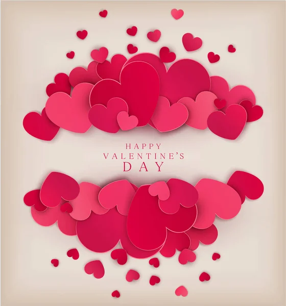 Festive background Valentine's Day. — Stock Vector