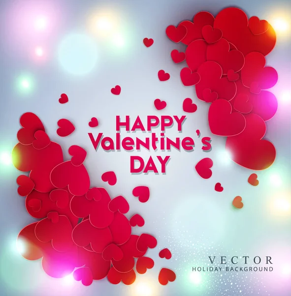 Festive background Valentine's Day — Stock Vector