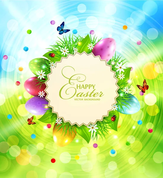 Happy easter thema — Stockvector