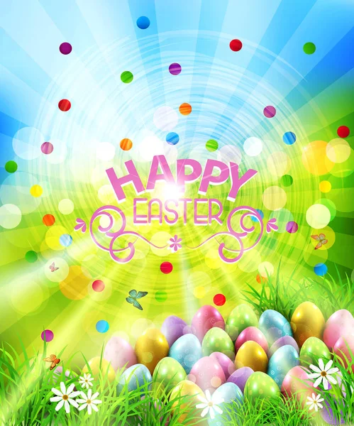 Happy easter thema — Stockvector