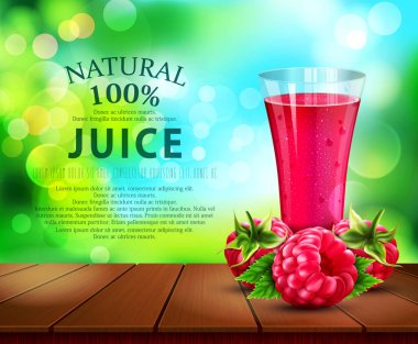 suyu ile cam fincan ahududu