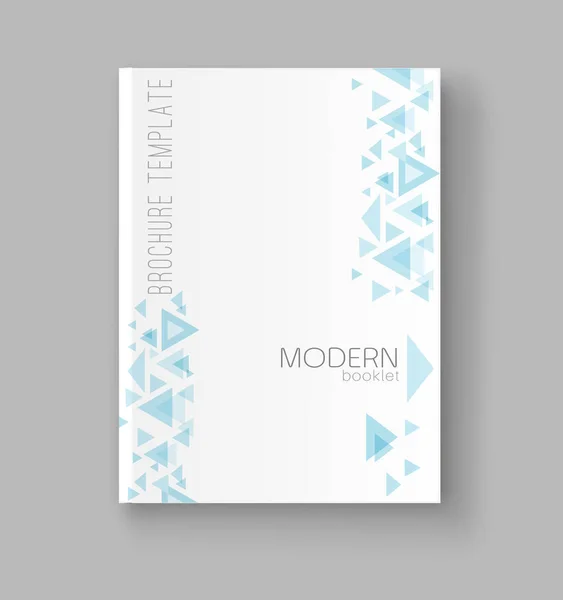 Moderne boekje met driehoeken — Stockvector