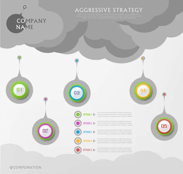 Business strategielement — Stock vektor