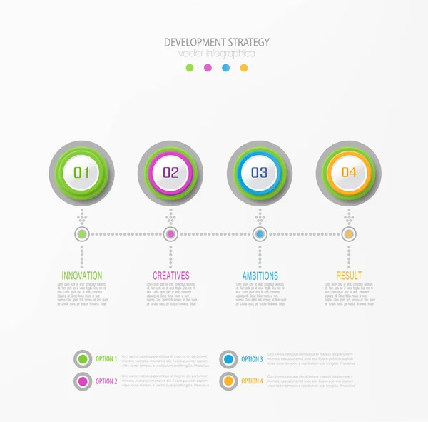 Multicolor infographic templates — Stock Vector