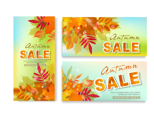 Set with seasonal discounts. — Stock Vector