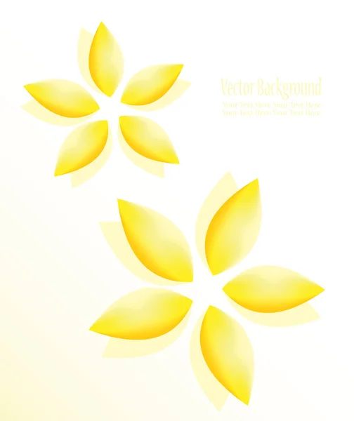 Abstract kleurrijk bloemen. Een symbool van zuiverheid, vrede, liefde en geluk. — Stockvector