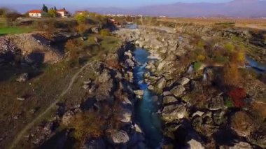 Uçak video - şelale gorge genelinde üzerinde uçuş