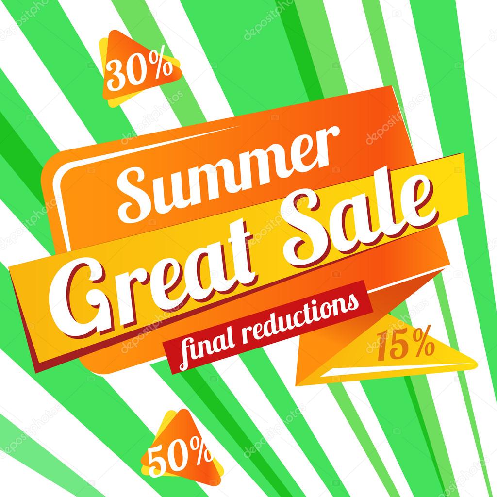 Web Banner sale summer