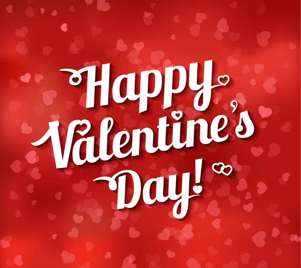 Kaart - happy Valentines day — Stockvector