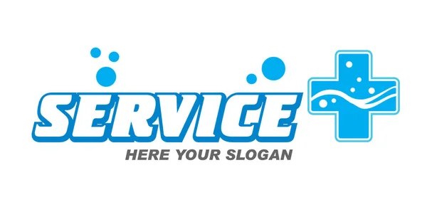 Logo service plus — Stockový vektor