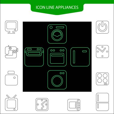 Ev aletleri Icons set