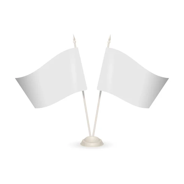 Bandeira vetorial mock-up —  Vetores de Stock