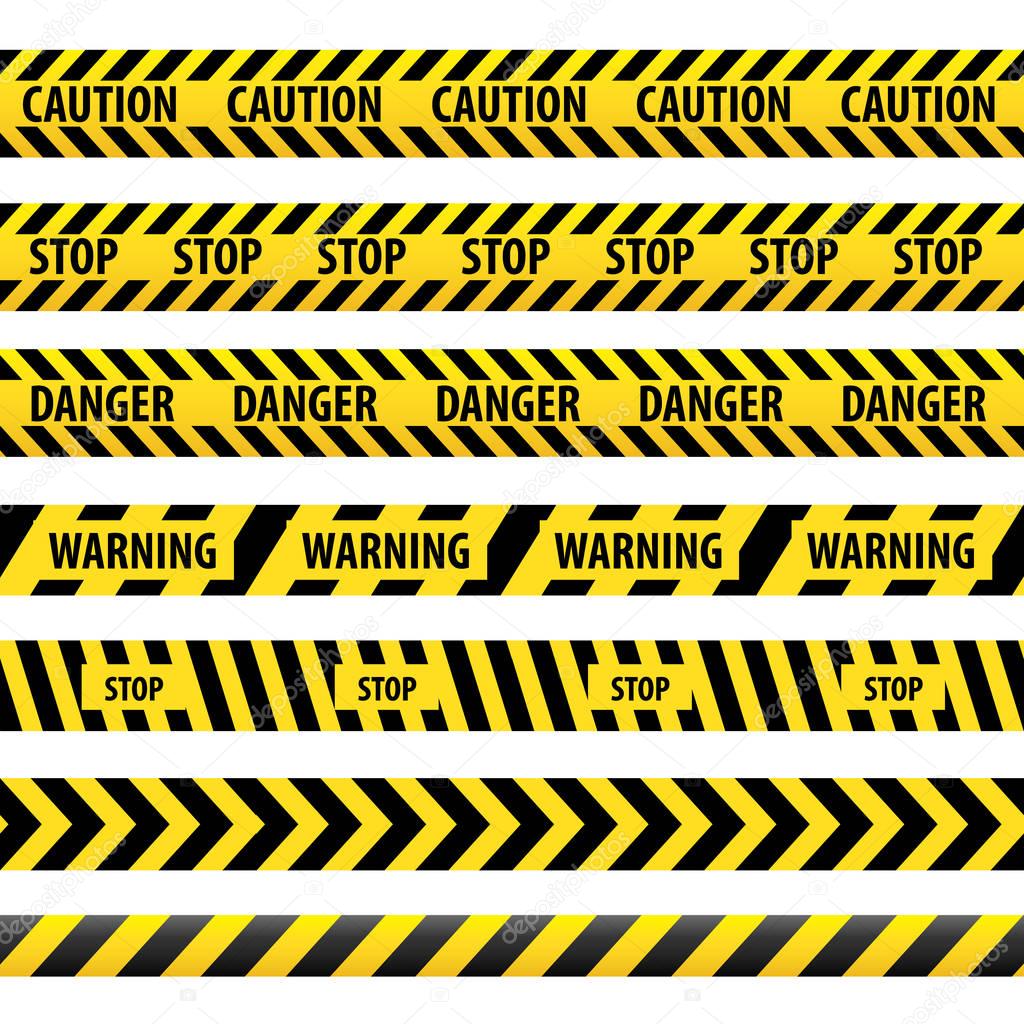 Warning tape, danger tape