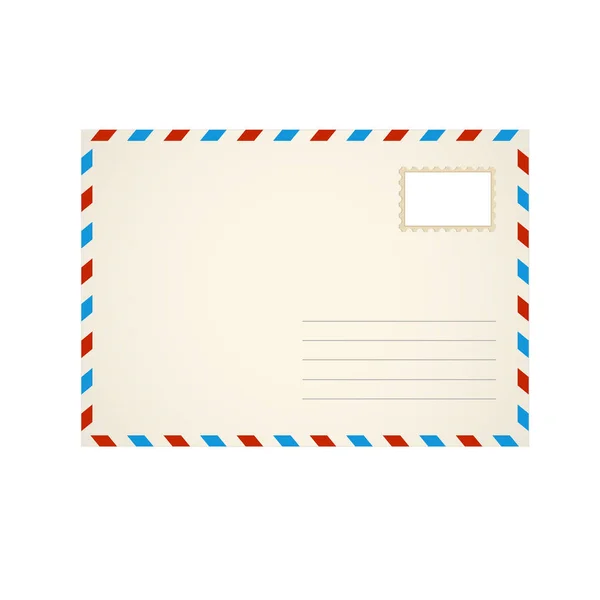 Modèle enveloppe lettre — Image vectorielle