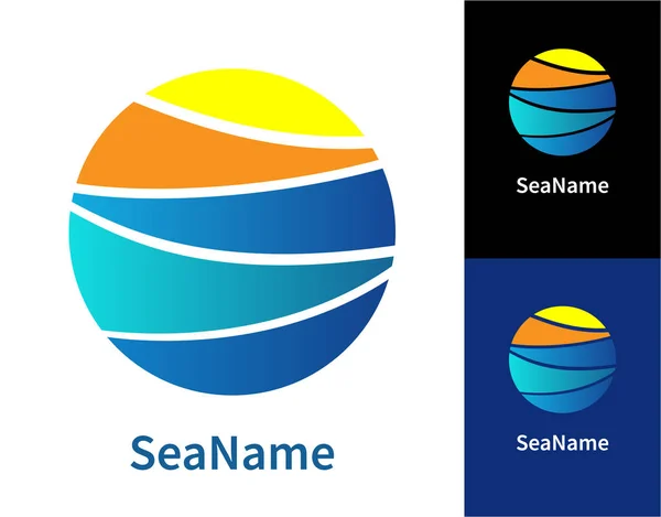 Design Logotipos modernos do mar . —  Vetores de Stock