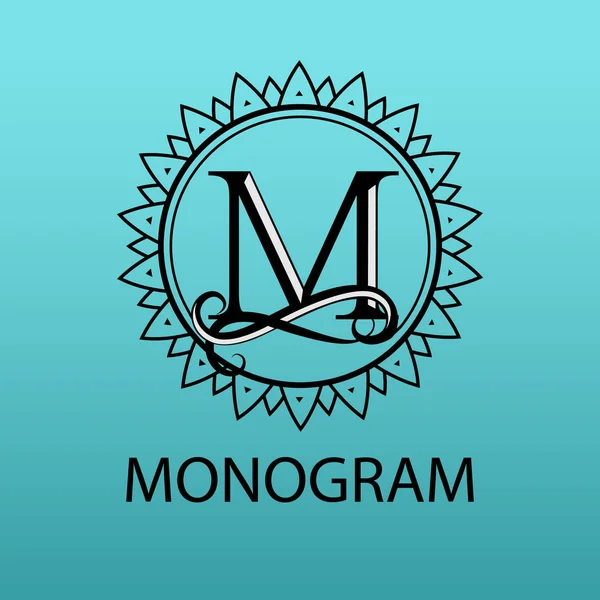 Design modern logotyp bokstav monogram för företag — Stock vektor