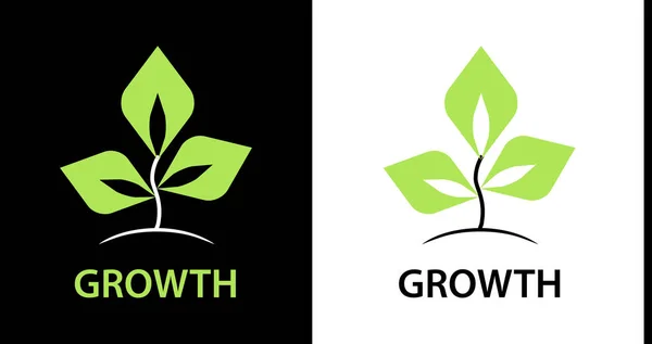 Empresa do logotipo envolvida no cultivo de plantas . — Vetor de Stock