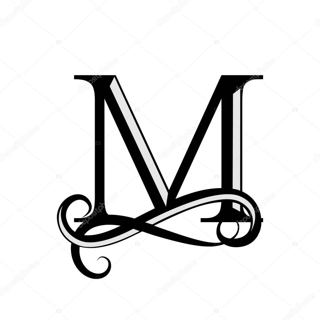 Capital Letter for Monograms and Logos. Beautiful letter.