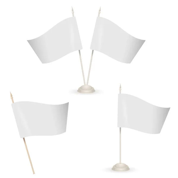 Векторний прапор макет — стоковий вектор