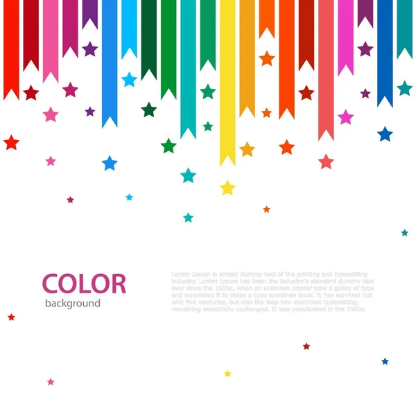 Abstract vector color background with empty place for text. — Stock Vector