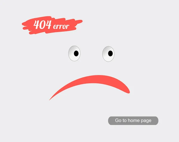 404 hata sayfası. Resmi Web sitesi hata sayfası için. — Stok Vektör