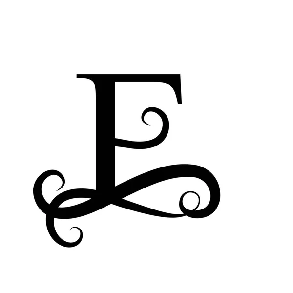 Lettre majuscule pour Monogrammes et Logo. Belle lettre . — Image vectorielle