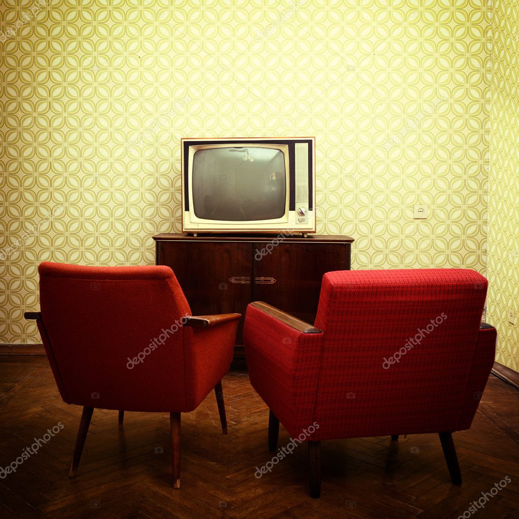 old fashioned armchair