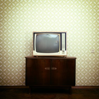 Retro tv ile eski Oda