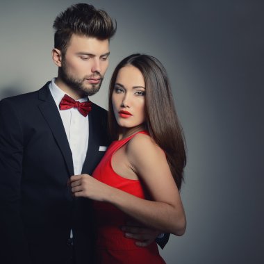 seksi erkek ve kadın aşık