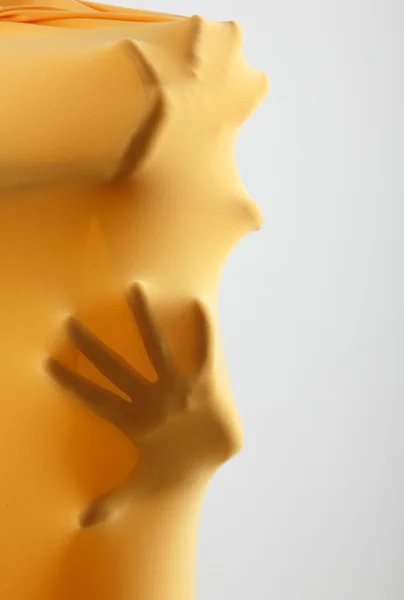Erkek sarı kumaş — Stok fotoğraf