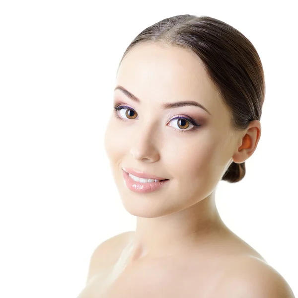 Woman with beautiful face Stock Photo
