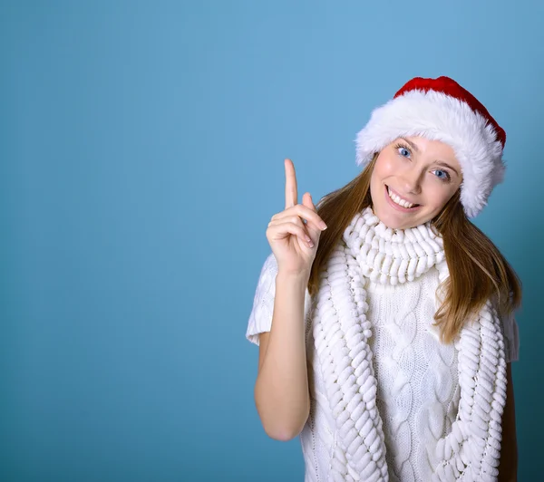 Fashion christmas girl — Stock Photo, Image