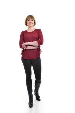 Orta yaşlı beyaz kadın