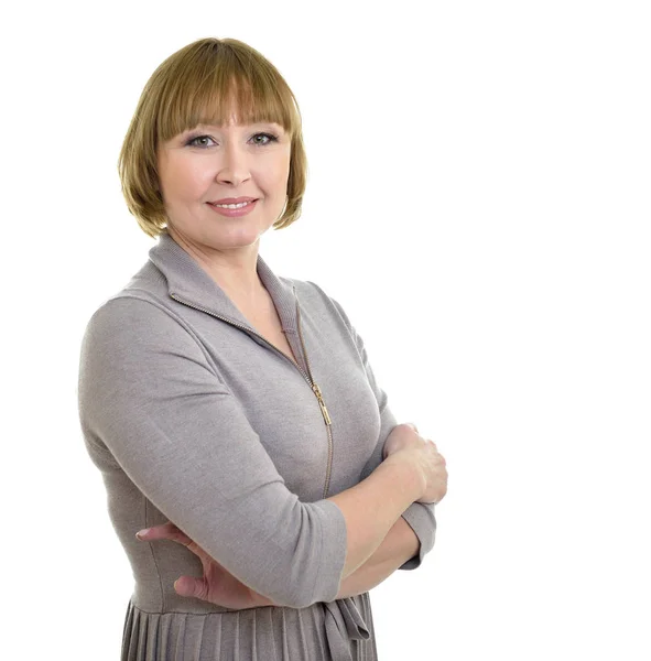 Mujer sonriente de mediana edad — Foto de Stock